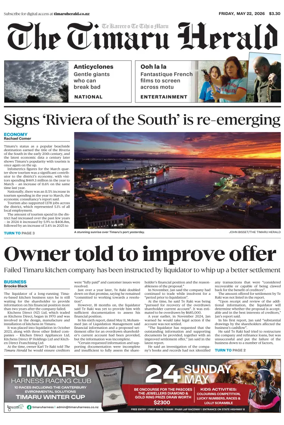 Cover of The Timaru Herald