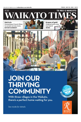 Cover of Waikato Times