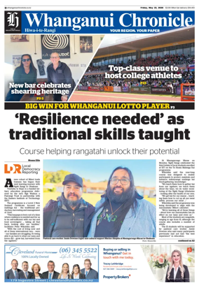 Cover of Whanganui Chronicle