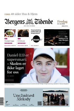 Cover of Bergens Tidende