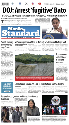 Cover of Manila Standard