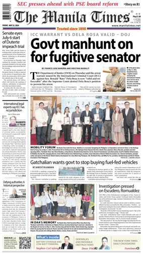 Cover of The Manila Times