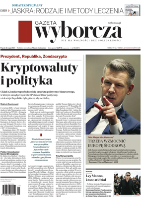 Cover of Gazeta Wyborcza
