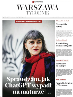 Cover of Gazeta Wyborcza Stoleczna