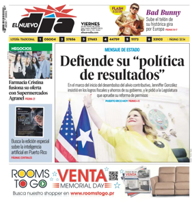 Cover of El Nuevo Dia