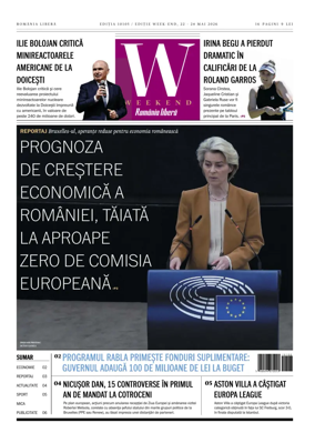 Cover of Romania Libera - Friday Edition