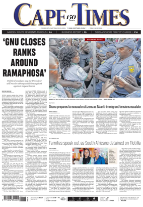 Cover of Cape Times