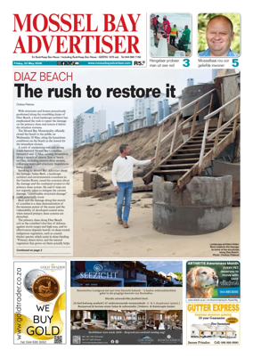 Cover of Mossel Bay Advertiser