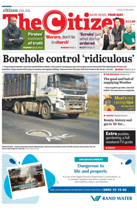 Cover of The Citizen (KZN)