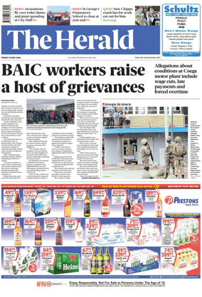 Cover of The Herald (South Africa)