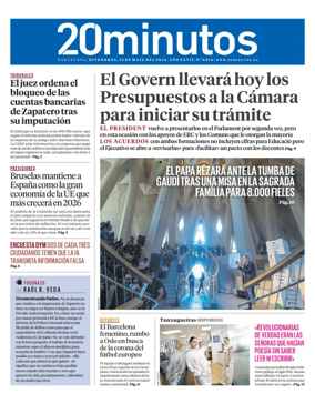 Cover of 20 Minutos Barcelona