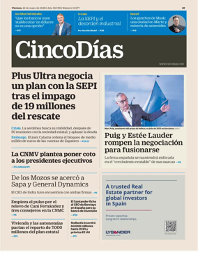 Cover of Cinco Dias