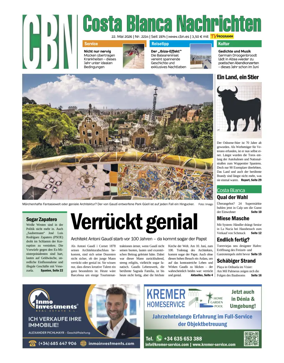 Cover of Costa Blanca Nachrichten