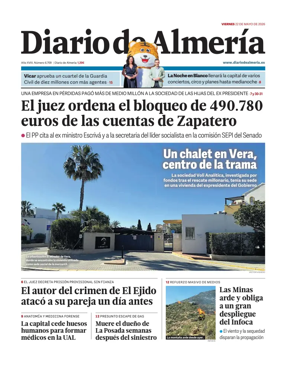Cover of Diario de Almeria