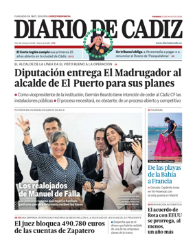 Cover of Diario de Cadiz