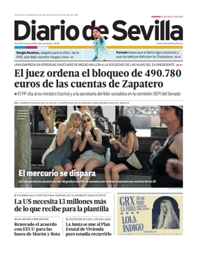 Cover of Diario de Sevilla