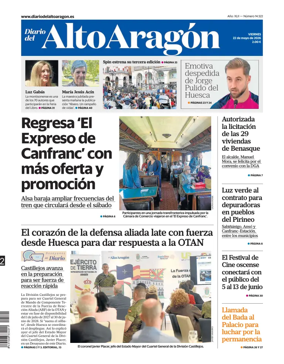 Cover of Diario del Alto Aragon