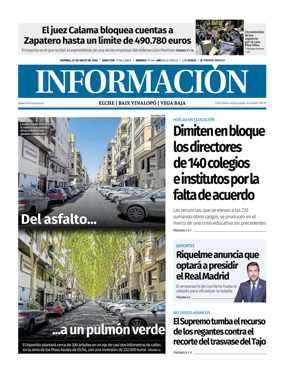 Cover of Diario Informacion (Elche y Vega Baja)