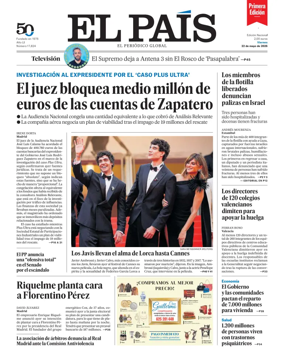 Cover of EL PAIS primera edicion