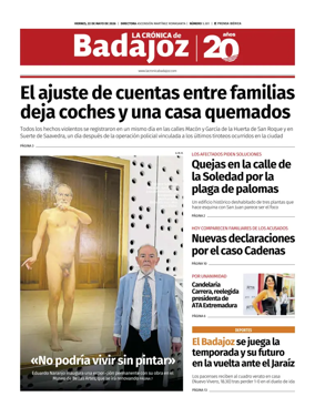 Cover of La Cronica de Badajoz BE