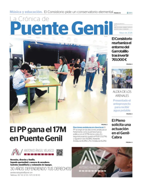 Cover of La Cronica de Puente Genil