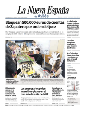 Cover of La Nueva Espana (Aviles)