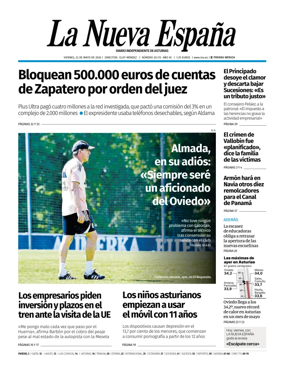 Cover of La Nueva Espana (Oviedo)
