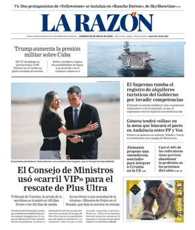 Cover of La Razon (Cataluna)