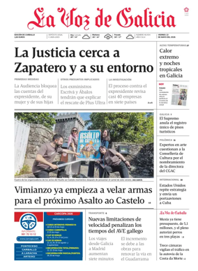 Cover of La Voz de Galicia (Carballo)