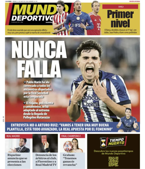 Cover of Mundo Deportivo (Gipuzkoa)