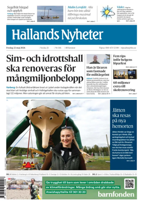 Cover of Hallands Nyheter