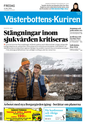 Cover of Vasterbottens-Kuriren