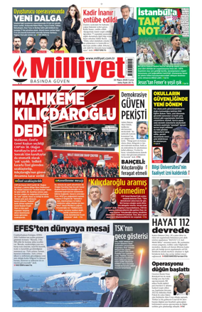 Cover of Milliyet