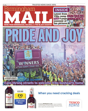 Cover of Birmingham Mail