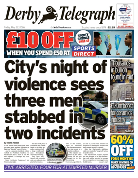 Cover of Derby Telegraph