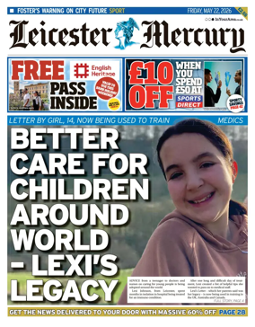 Cover of Leicester Mercury