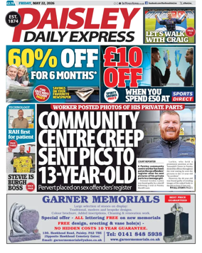 Cover of Paisley Daily Express