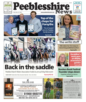 Cover of Peebleshire News