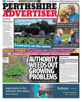 Cover of Perthshire Advertiser