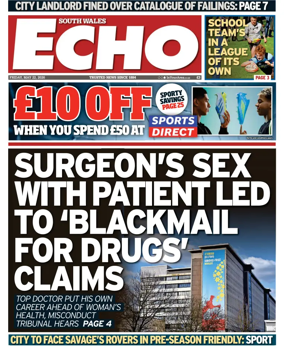 Cover of South Wales Echo