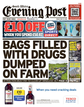 Cover of South Wales Evening Post