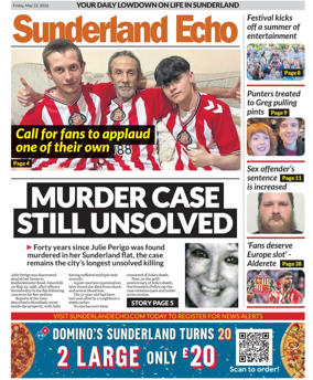 Cover of Sunderland Echo