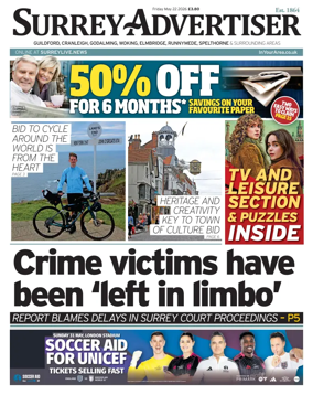 Cover of Surrey Advertiser