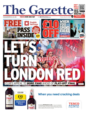 Cover of Teesside Evening Gazette