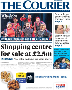 Cover of The Courier & Advertiser (Perth and Perthshire Edition)