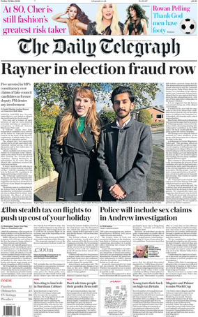 Cover of The Daily Telegraph
