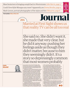 Cover of The Guardian e-paper Journal