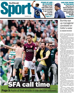 Cover of Herald Sport