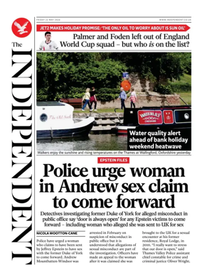 Cover of The Independent