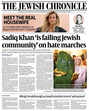 Cover of The Jewish Chronicle